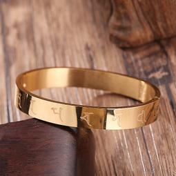 旦旦妙 開光鈦金手鐲文殊菩薩智慧真言心咒心經楞嚴咒經文手鐲手環男女款 梵品62 歷史價格詳細信息