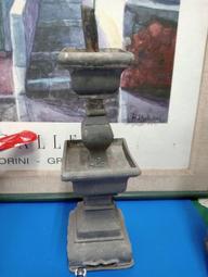 古物 錫製27公分燭台 金福成 店金屬物1 歷史價格詳細信息