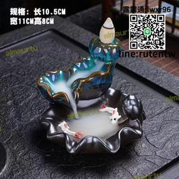 現貨下殺 倒流香爐 家用室內倒流香爐檀香凈化空氣熏香爐創意新款陶瓷茶道倒流香擺件快速出 歷史價格詳細信息