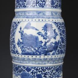 大清康熙青花龍紋抱月瓶 仿古瓷器古董古玩包老保真收藏品擺件 歷史價格詳細信息