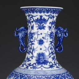 大清乾隆青花釉里紅萬花玉壺春瓶古董古玩收藏真品包老包真老物件 歷史價格詳細信息