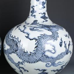 大明永樂釉里紅龍紋大盤古董古玩仿古瓷器包老保真老物件陶瓷擺件 歷史價格詳細信息