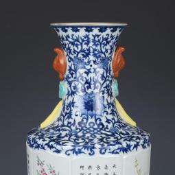 大清乾隆青花釉里紅萬花玉壺春瓶古董古玩收藏真品包老包真老物件 歷史價格詳細信息