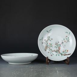 古董古玩瓷器收藏大清道光年制人物故事《三國志》五彩筆洗水洗 歷史價格詳細信息