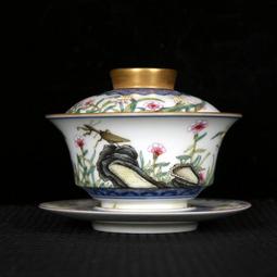 清朝雍正官窯御製鎏金滿工琺瑯彩釉提把牛首環紫砂壺 歷史價格詳細信息