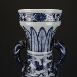 元青花鳳紋耳洗仿古瓷器古董古玩舊貨老貨收藏品真品包老擺件 歷史價格詳細信息