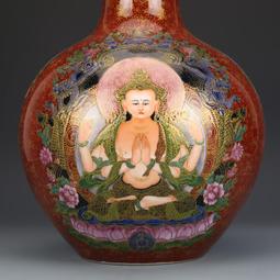 清雍正琺瑯彩描金唐卡罐古董古玩收藏真品包老保真老物件老貨 歷史價格詳細信息