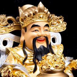 純銅財神爺神像公司店鋪辦公室家用招財擺件文財神範蠡銅像鎏金 歷史價格詳細信息