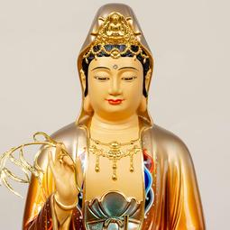 南海觀世音菩薩佛像銅鍍銀客廳居家供奉擺件護平安隨身佛裝飾 歷史價格詳細信息