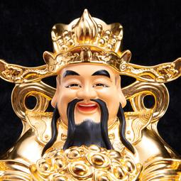 純銅財神爺神像公司店鋪辦公室家用招財擺件文財神範蠡銅像鎏金 歷史價格詳細信息