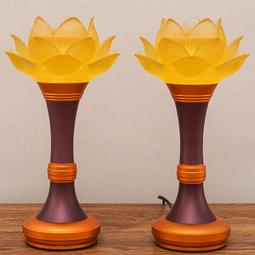 新款蓮花燈菩薩插電佛供燈家用供佛燈佛前供燈led七彩電子長明燈 歷史價格詳細信息