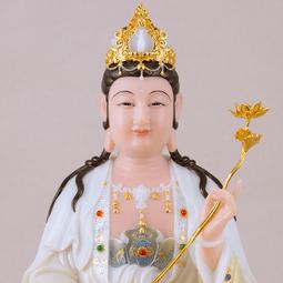 西方三聖佛像漢白玉客廳擺件石彫觀音菩薩佛像供奉阿彌陀佛像站像 歷史價格詳細信息