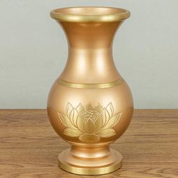 純銅供佛插花瓶家用佛前財神觀音供花凈水杯佛堂招財花瓶佛具用品 歷史價格詳細信息