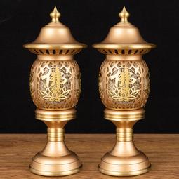 佛燈佛前供燈家用黃銅led燈插電佛供燈仙家財神爺觀音佛長明燈 歷史價格詳細信息