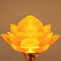 新款蓮花燈佛供燈菩薩供佛燈佛前供燈充電led琉璃觀音佛堂神臺燈 歷史價格詳細信息