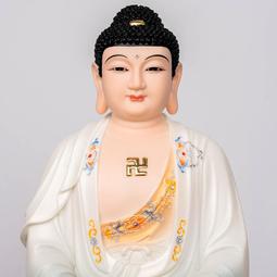 釋迦牟尼佛像圓通佛具漢白玉玉瓷居家阿彌陀佛三寶佛擺件 歷史價格詳細信息