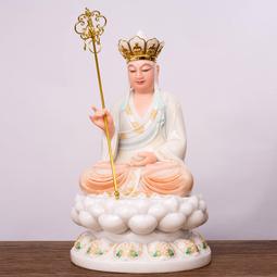 漢白玉地藏王菩薩石雕地藏佛像家用供佛娑婆三聖地藏王坐像擺件 歷史價格詳細信息