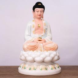 漢白玉娑婆三聖佛像釋迦摩牟尼地藏王觀音大勢至菩薩彌勒神像擺件 歷史價格詳細信息