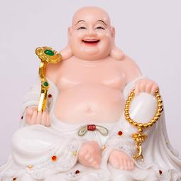 漢白玉彌勒佛菩薩大肚笑佛招財擺件家用彌勒佛佛像大肚開心笑佛像 歷史價格詳細信息