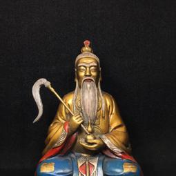 純銅彩繪關公店鋪辦公室開業公司招財擺件家用關二爺神像武財神 歷史價格詳細信息