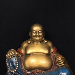 純銅彩繪彌勒佛菩薩大肚笑佛招財擺件家用供奉佛堂彌勒佛佛像擺件 歷史價格詳細信息