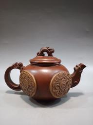 紫砂茶杯陳富才純全手工鏤刻紫泥憶江南主人杯 歷史價格詳細信息