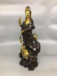 觀音菩薩佛像擺件純銅觀音佛像供奉家用南海觀世音 歷史價格詳細信息