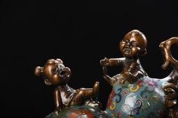 古玩銅古董收藏純銅彩印仿古文昌閣四大美女鎮紙老物壹價 歷史價格詳細信息