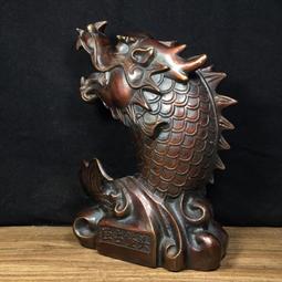 銅龍魚 龍頭魚鰲魚擺件鴟吻年年有魚 螭吻旺學助事業招財神獸瑞獸 歷史價格詳細信息