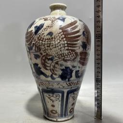 元青花鳳紋杯盞茶盞古董古玩收藏真品包老保真出土瓷器老物件擺件 歷史價格詳細信息