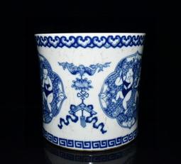 青蛙青花手繪筆舔筆洗陶瓷文房 的話點和吧 歷史價格詳細信息