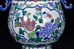 古董古玩老瓷器花瓶 清雍正御制墨彩描金雙鳳紋蓋罐 包老保真收藏 歷史價格詳細信息