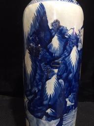 古董古玩瓷器清代康熙青花嬰戲圖柴窯手繪筆筒收藏老物件文房器 歷史價格詳細信息