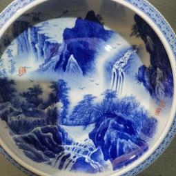 精品古董古玩瓷器清花柴窯手繪鳳紋纏枝花卷草紋花古渣斗 歷史價格詳細信息