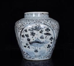 古董古玩明清官窯老瓷器收藏 青花回流龍紋開片棗子罐 農村舊貨老 歷史價格詳細信息