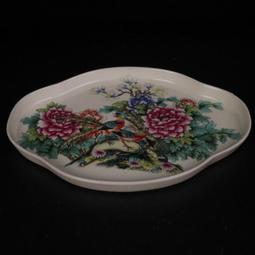 民國瓷器 民國粉彩 文房水盂 壽桃仿古瓷器 舊貨收藏瓷器古董古玩 歷史價格詳細信息