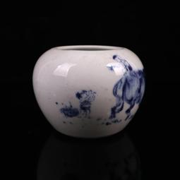 古董古玩明清官窯老瓷器收藏 民國青瓷捏塑青花釉里紅荷葉壺 農村 歷史價格詳細信息