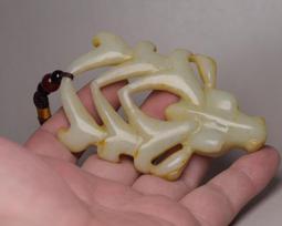 紅山文化 老玉器老物件 博物古玩古董老玉手把件 和田玉童子10052 歷史價格詳細信息