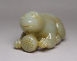 紅山文化博物古玩古董玉器老玉手把件掛件 動物和田玉豬龍10019 歷史價格詳細信息