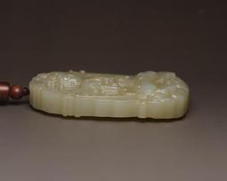 紅山文化 老玉器 博物古玩古董老玉手把件掛件動物和田玉龍鳳呈祥 歷史價格詳細信息