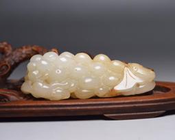 紅山文化 博物古玩 古董玉器 老玉 手把件 掛件 和田玉筆冼 歷史價格詳細信息