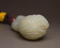 紅山文化 老玉器 博物古玩古董老玉手把件掛件動物和田玉龍鳳呈祥 歷史價格詳細信息