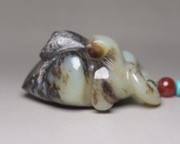 紅山文化 博物古玩 古董玉器 老玉 手把件 掛件 和田玉筆冼 歷史價格詳細信息