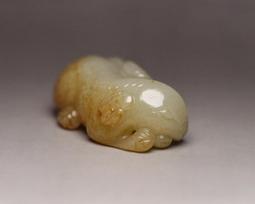 紅山文化玉古玩古董老玉雜項收藏鐵石鐵隕石雙魚玉佩老物 歷史價格詳細信息