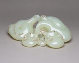 紅山文化玉古玩古董老玉雜項收藏鐵石鐵隕石雙魚玉佩老物 歷史價格詳細信息