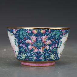 主人杯景德鎮仿古老陶泥青花纏枝蓮杯茶杯仿古瓷器古董古玩收藏 歷史價格詳細信息