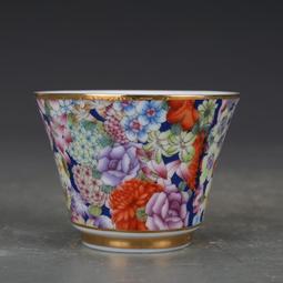 古董古玩老瓷器花瓶 清乾隆祭蘭鎏金壽字包銅回流尊瓶 老物件收藏 歷史價格詳細信息