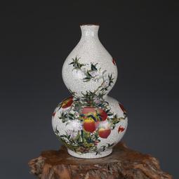 大清乾隆粉彩壽桃蓋罐 仿古瓷器 舊貨老貨 古董古玩 收藏品 歷史價格詳細信息