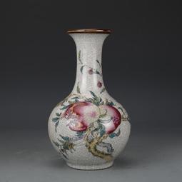 大清乾隆紅釉賞瓶古董古玩收藏真品老物件仿古瓷器包老保真老貨 歷史價格詳細信息