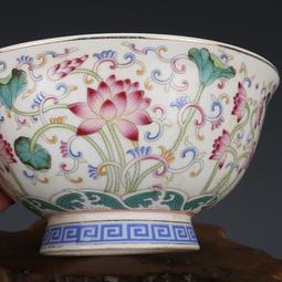 清乾隆御制描金粉彩孔雀紋碗 仿古瓷器 古董古玩 舊貨老貨收藏品 歷史價格詳細信息